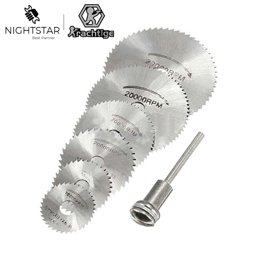 Cordless Rotary Tool Kit Accessories - 7 sztuk Mini HSS brzeszczot do