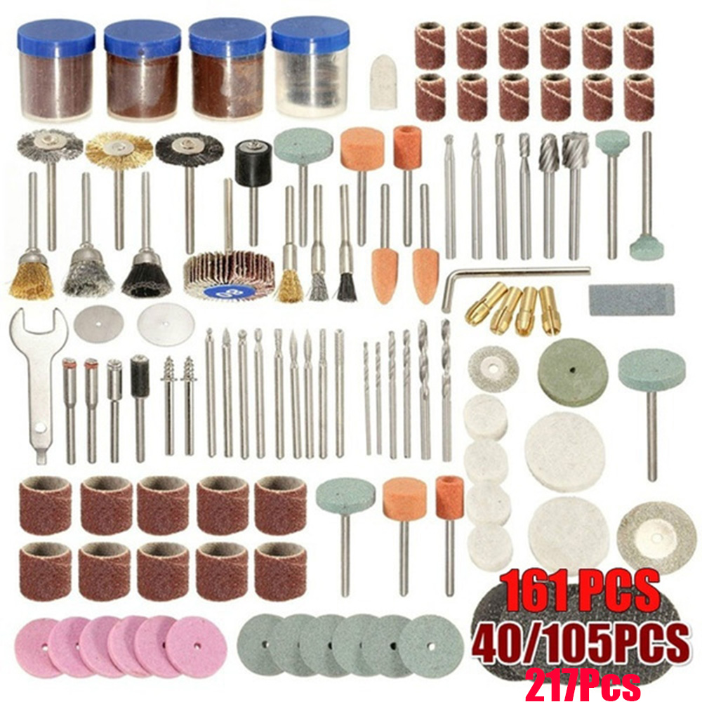 Cordless Rotary Tool Kit Accessories - 40 ~ 217 sztuk elektronarzędzia zestaw