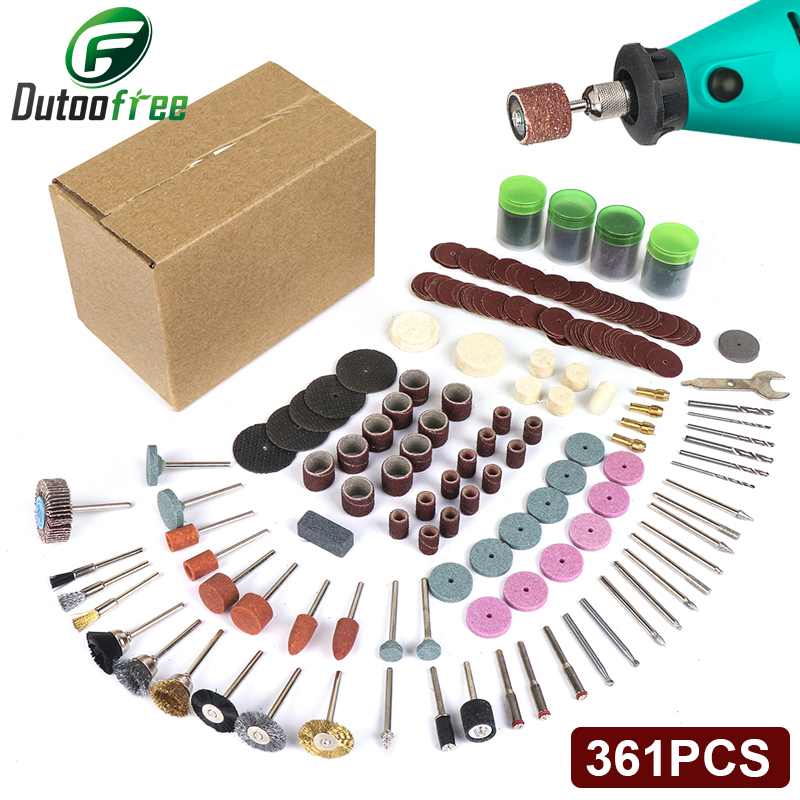 Cordless Rotary Tool Kit Accessories - 361 sztuk/partia elektronarzędzia Dremel zestaw akcesoriów