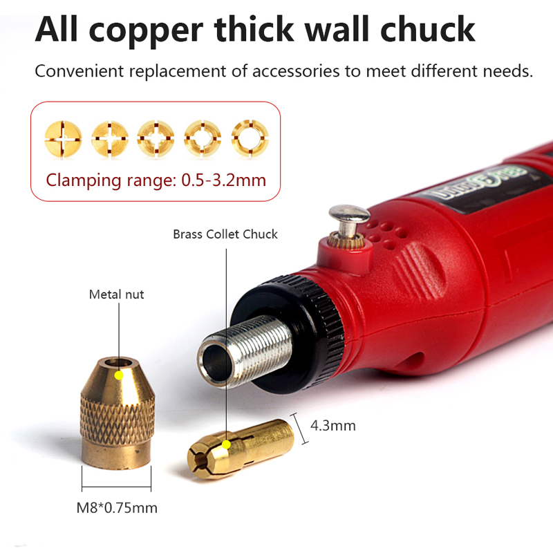 Mini wiertarka bezprzewodowa 3 – Cordless Rotary Tool Kit Accessories recenzja i cena