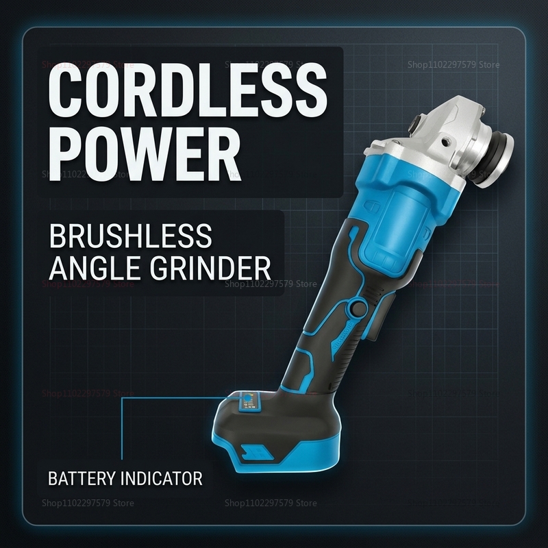 Akumulatorowa szlifierka kątow – Brushless Angle Grinder Battery Powered recenzja i cena