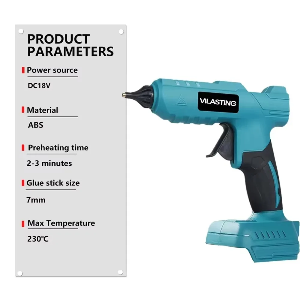 Bezprzewodowy pistolet do klej – Hot Melt Glue Gun Cordless recenzja i cena