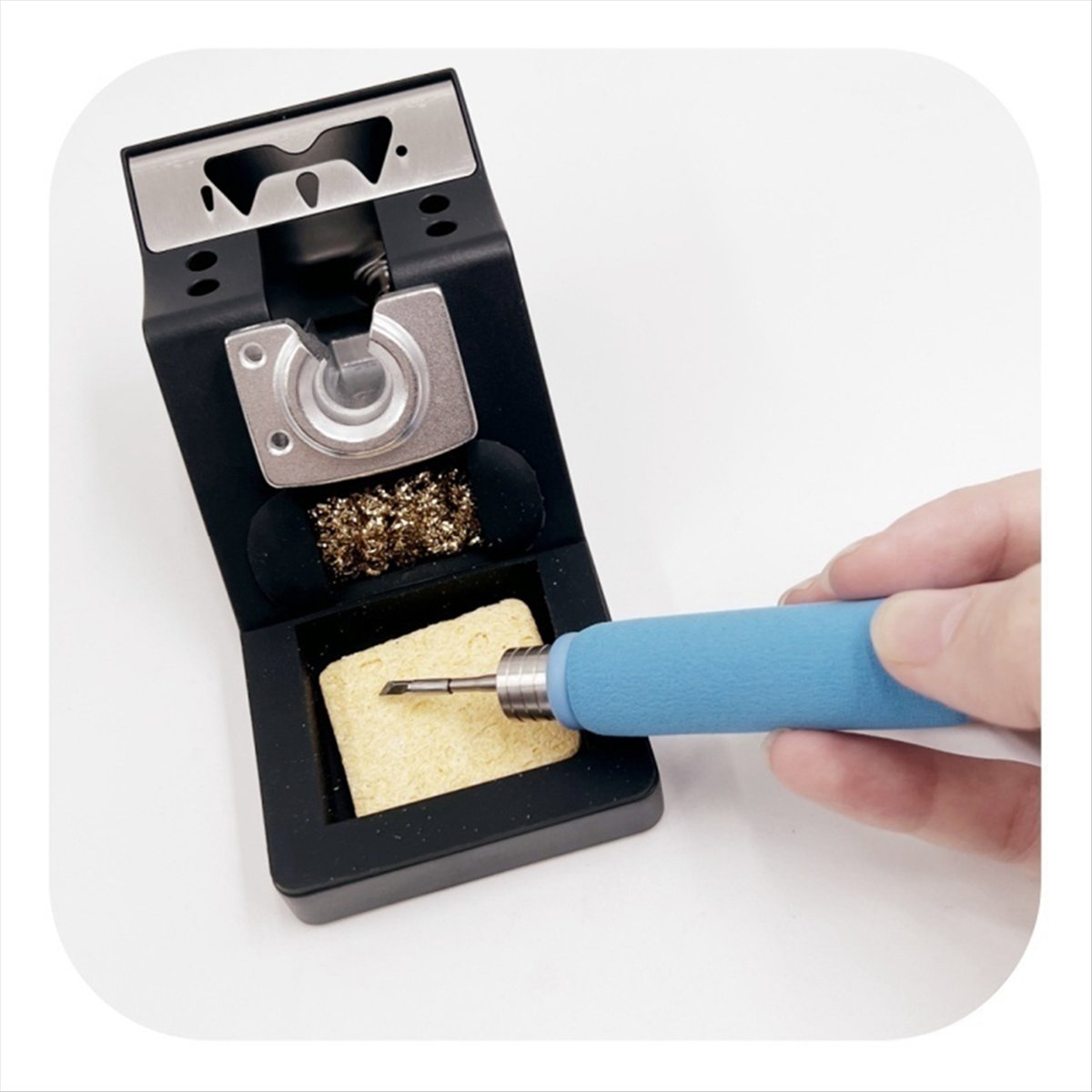 NOWOŚĆ: Uchwyt na lutownicę z  – Power Tools recenzja i cena