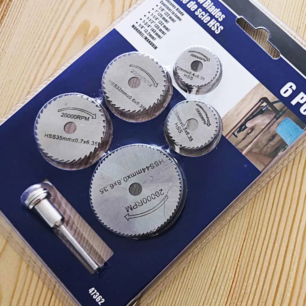 6 szt. Piła tarczowa HSS narzę – Cordless Rotary Tool Kit Accessories recenzja i cena
