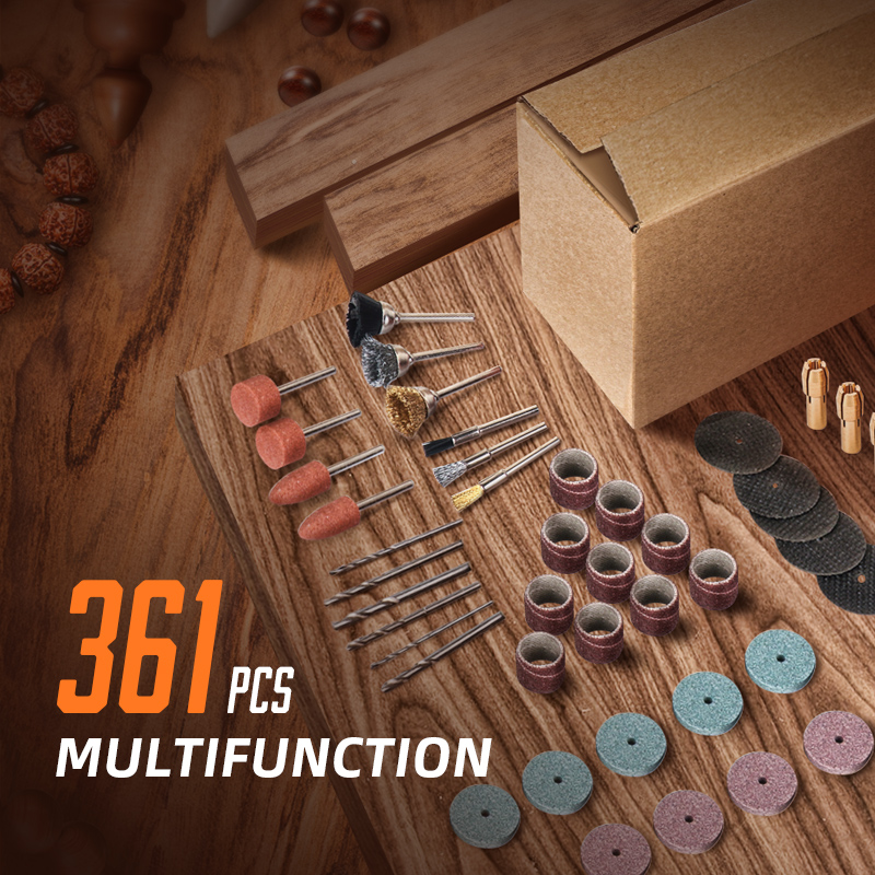 361 sztuk/partia elektronarzęd – Cordless Rotary Tool Kit Accessories recenzja i cena