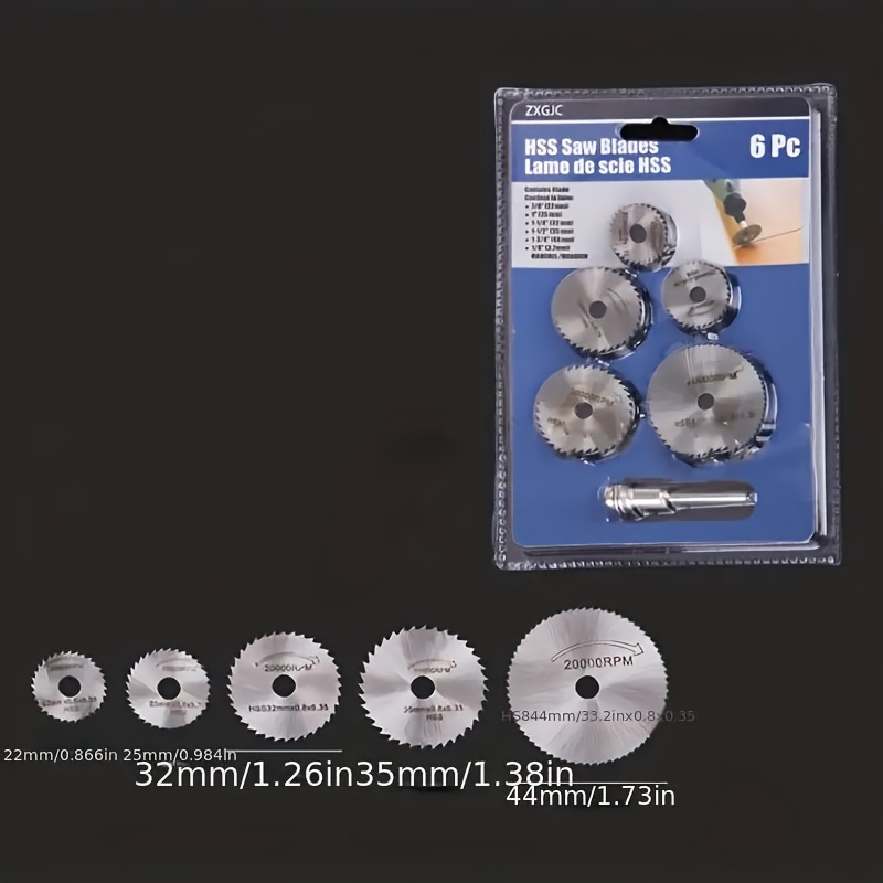 6 szt. Mini tarczowe noże do p – Cordless Rotary Tool Kit Accessories recenzja i cena